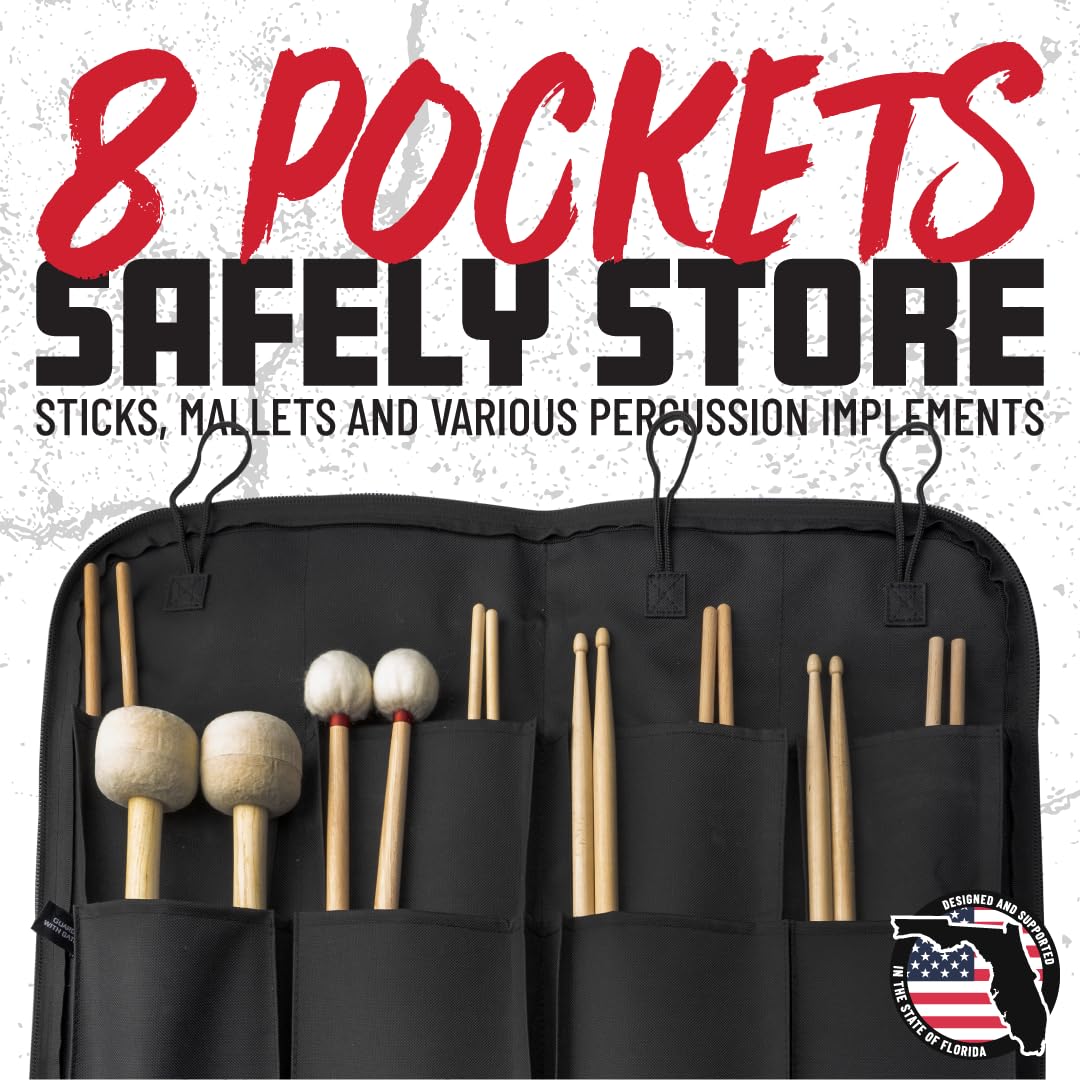 Gator Cases Standard Stick and Mallet Bag GP-STICKBAG-STD Black - Image 2