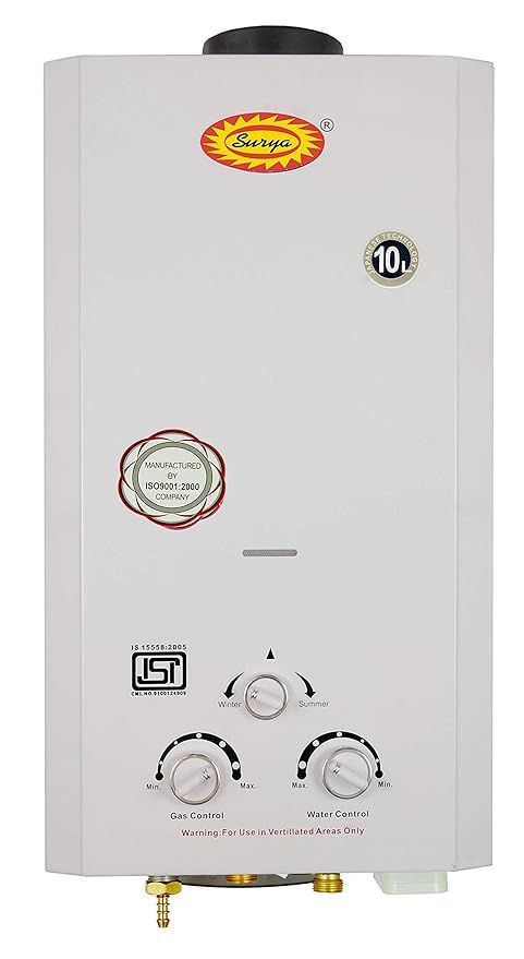 Surya Instant LPG Gas Geyser -10L