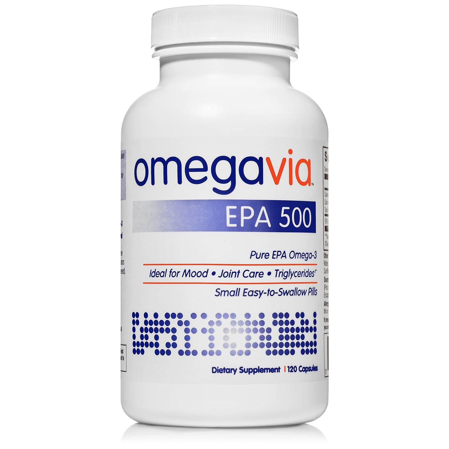 OmegaVia EPA 500. Pharmaceutical Grade Fish Oil. EPAOnly Formula, 120