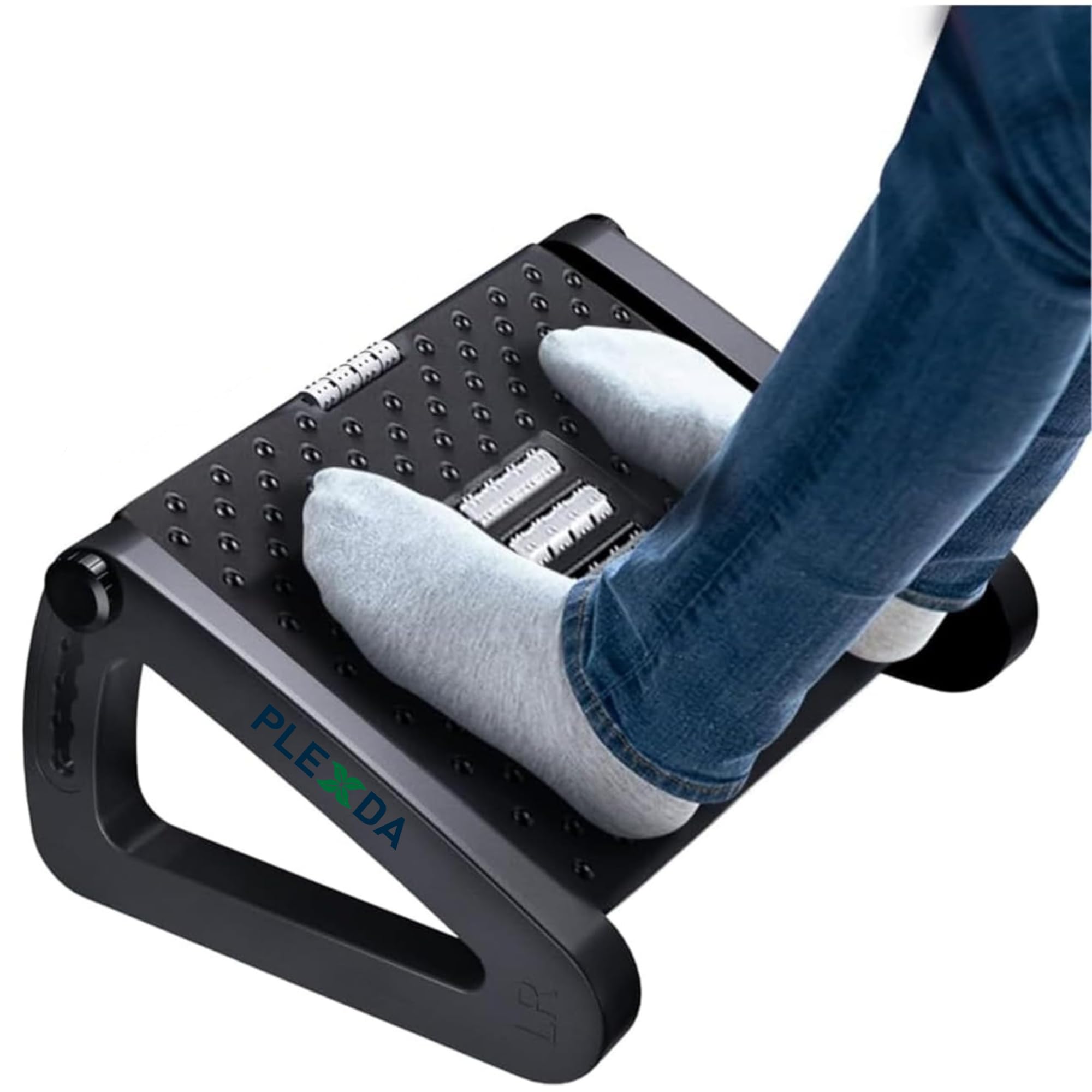 Plexda Adjustable Ergonomic Footrest – Under Desk Foot Rest for Office Chair, Home, Sofa or Gaming Setup – Leg Stand & Feet Support Stool for WFH Desk, Computer Table, and High Chairs-picture-14