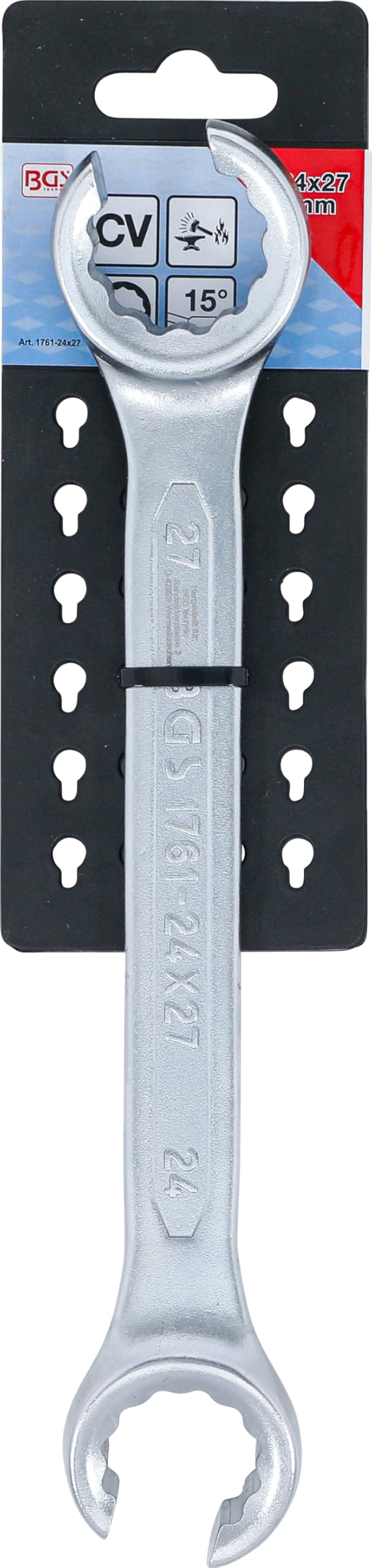 BGS 1761-24x27 | Llave de estrella doble abierta | 24 x 27 mm