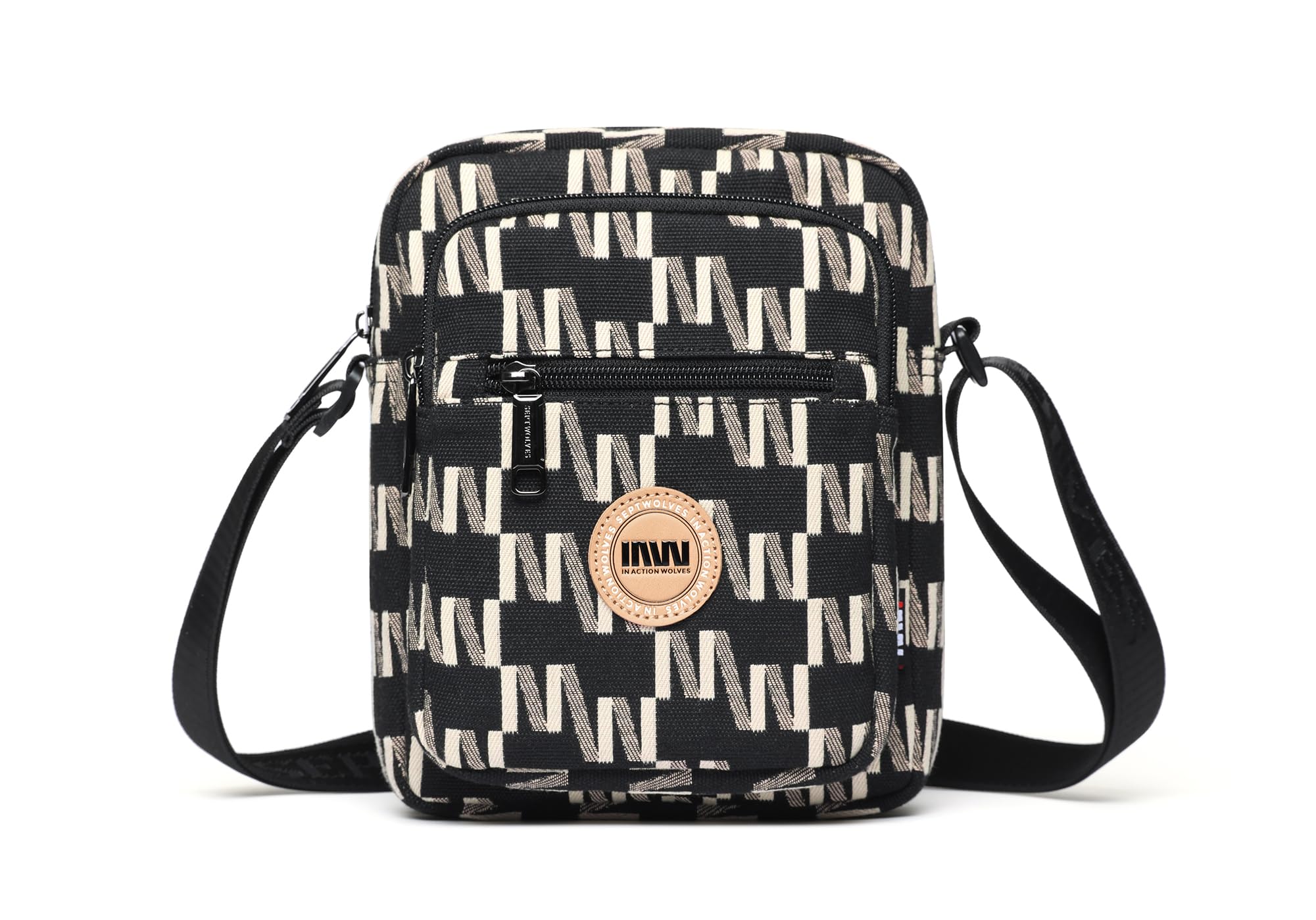 Small Messenger Bag for men - Crossbody Bag Mens Shoulder Bag Canvas Purse for Business Office Work Travel