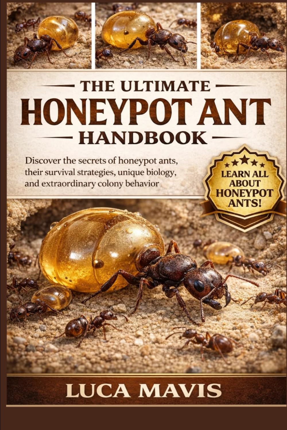 THE ULTIMATE HONEYPOT ANT HANDBOOK: Discover the secrets of honeypot ants, their survival strategies, unique biology, and extraordinary colony behavior