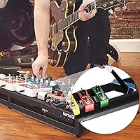 Vista 7 de Tiras autoadhesivas de cierre de de 2 x 4 pulgadas, cinta adhesiva de montaje de doble cara negra para organización de oficina en casa (12 pares)