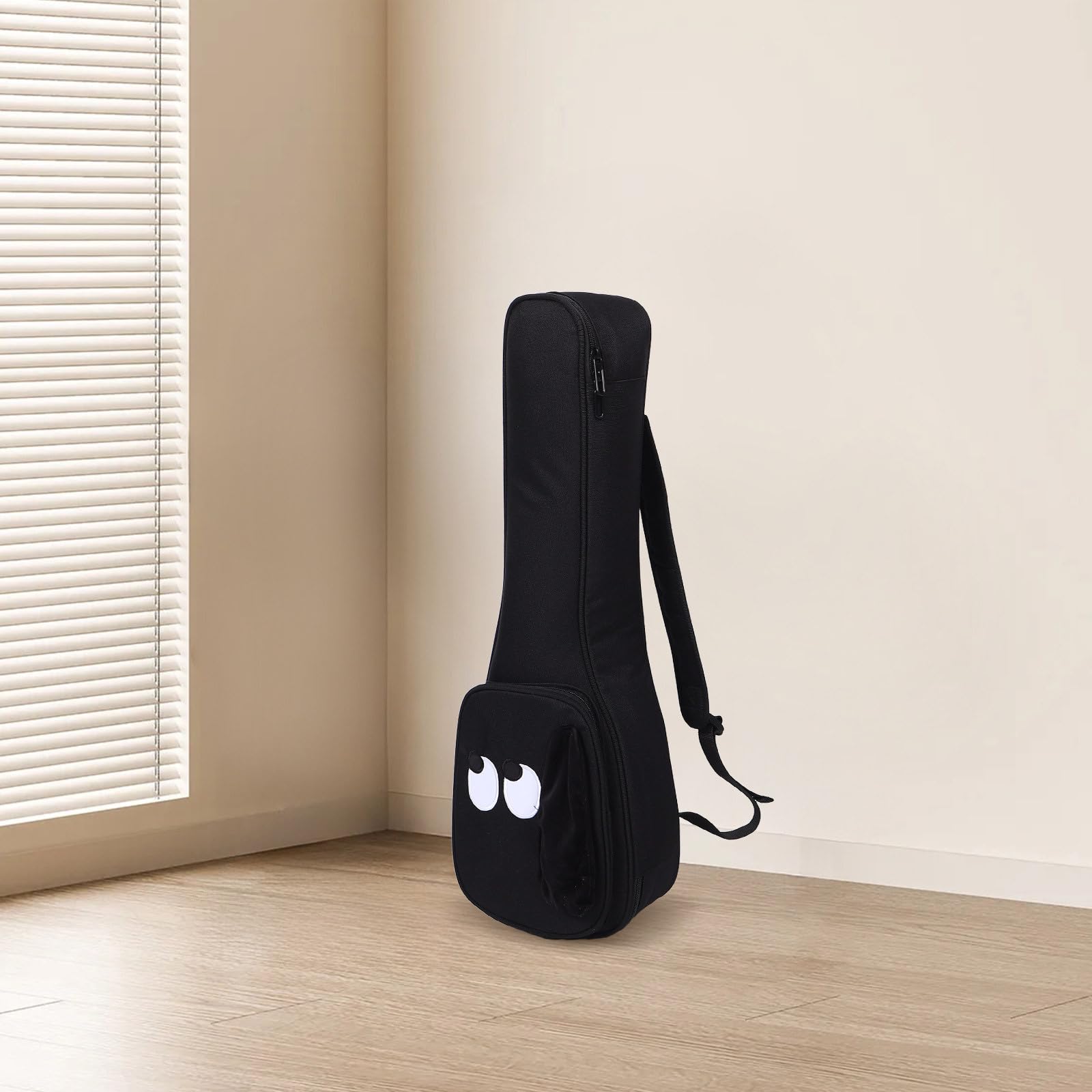 UPKOCH Torba do przechowywania ukulele – wodoodporny plecak z tkaniny Oxford na gitarę akustyczną, torba do przechowywania elektrycznych instrumentów klasycznych