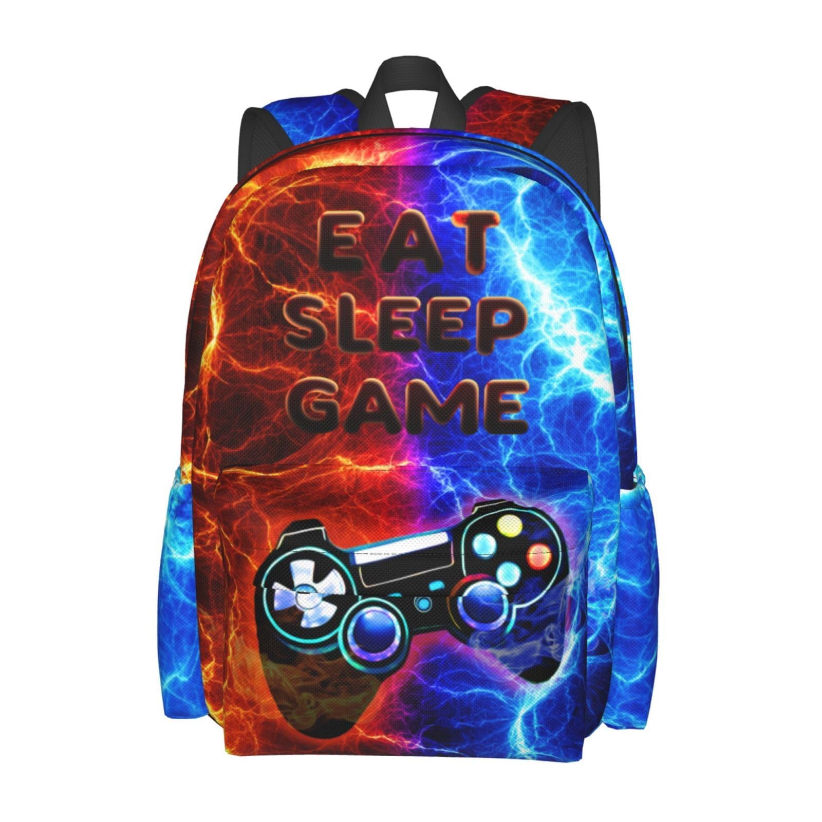 famliihw Video Game Controller Backpack Bookbag Laptop Backpacks Multipurpose Daypack for Boys Girls School Men Women Travel Hiking
