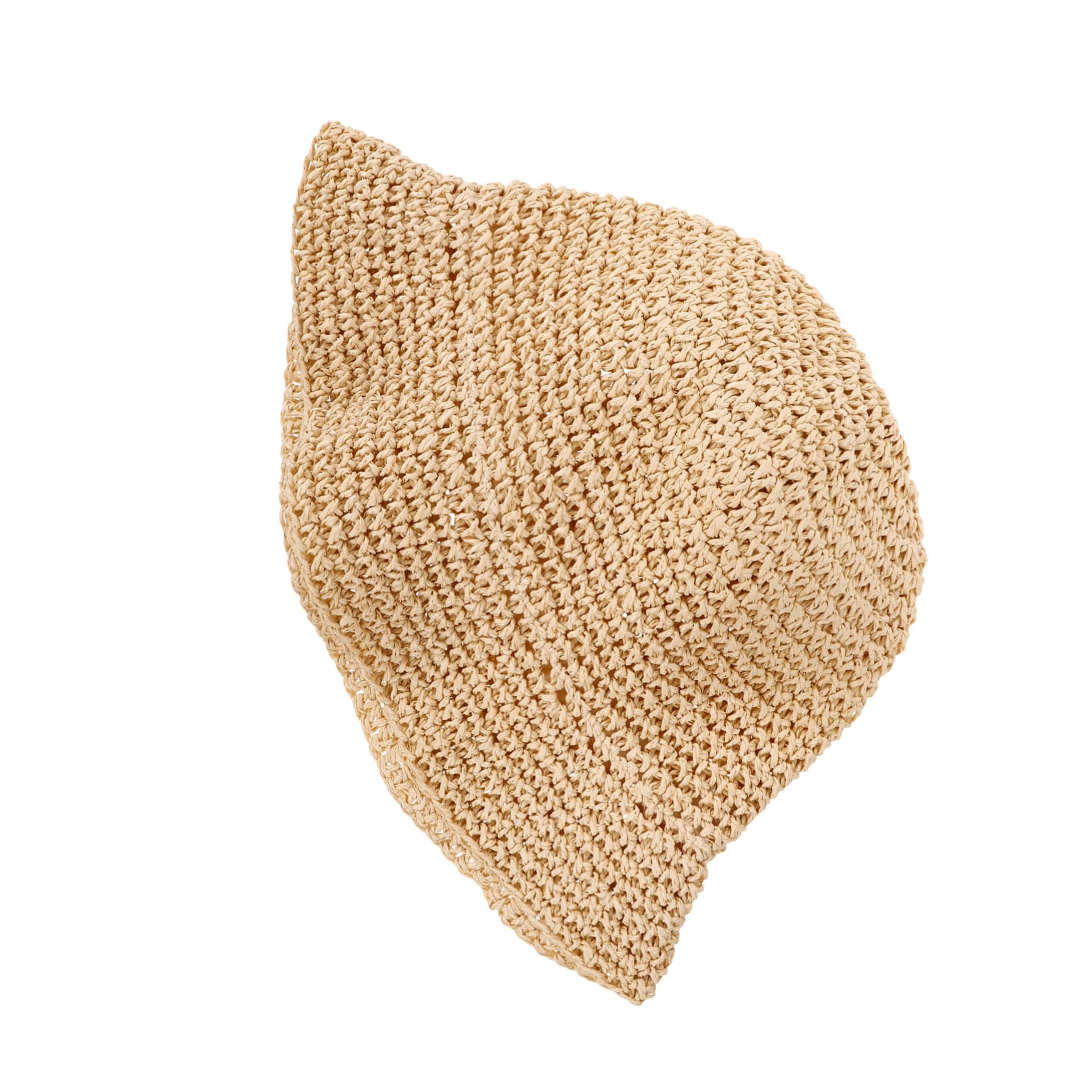4pezzi Cappello Secchiello Woven per Sole Protezione UV Leggero e Pieghevole per attività all Aperto Come Spiaggia Escursioni e Shopping Stile Casual per Adolescenti