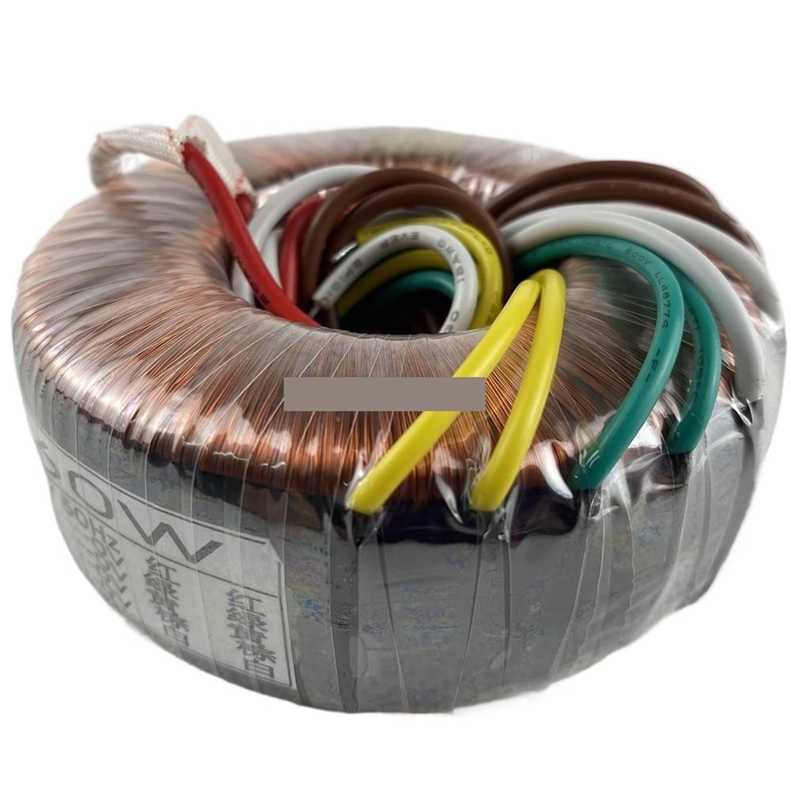 1 transformateur de puissance annulaire 60 W 60 VA, entrée 220 V, sortie 200 V, 6 V