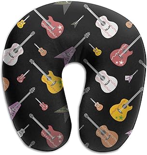 Warm-Breeze Travel Office łagodzi bóle karku, miękka poduszka w kształcie litery U, instrument muzyczny w kolorze czarnym, z pianki memory