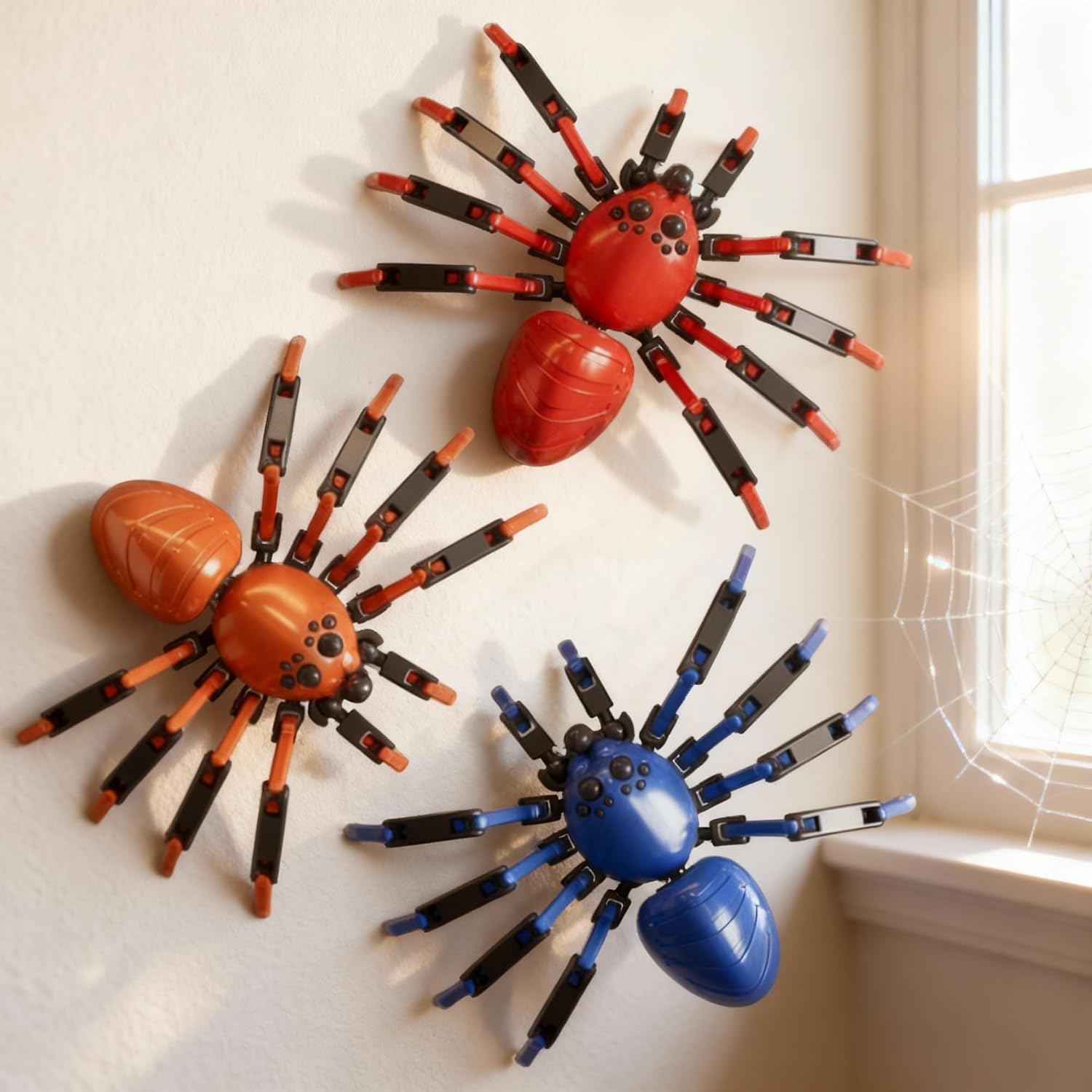 Spider Action Figure – 3D Printed Movable Multi-Jointed Collectible Model with Suction Cup (Assembly Required) image 2