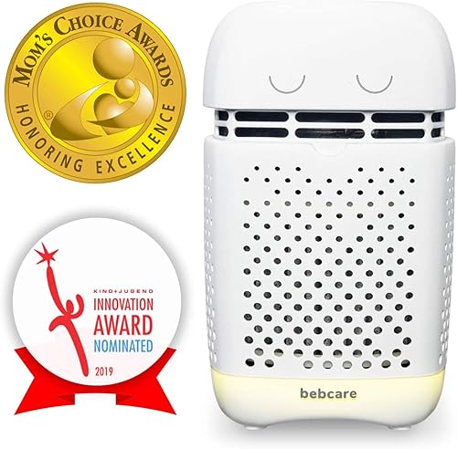 Bebcare Air - Portable H11 True EPA Purifier for Allergies, Smells Pollen Smoke Pet Dander, USB-C Rechargeable, Smartphone App, 22dB Ultra-Quiet, Removes 99.94% of Pollutants, Award-winner