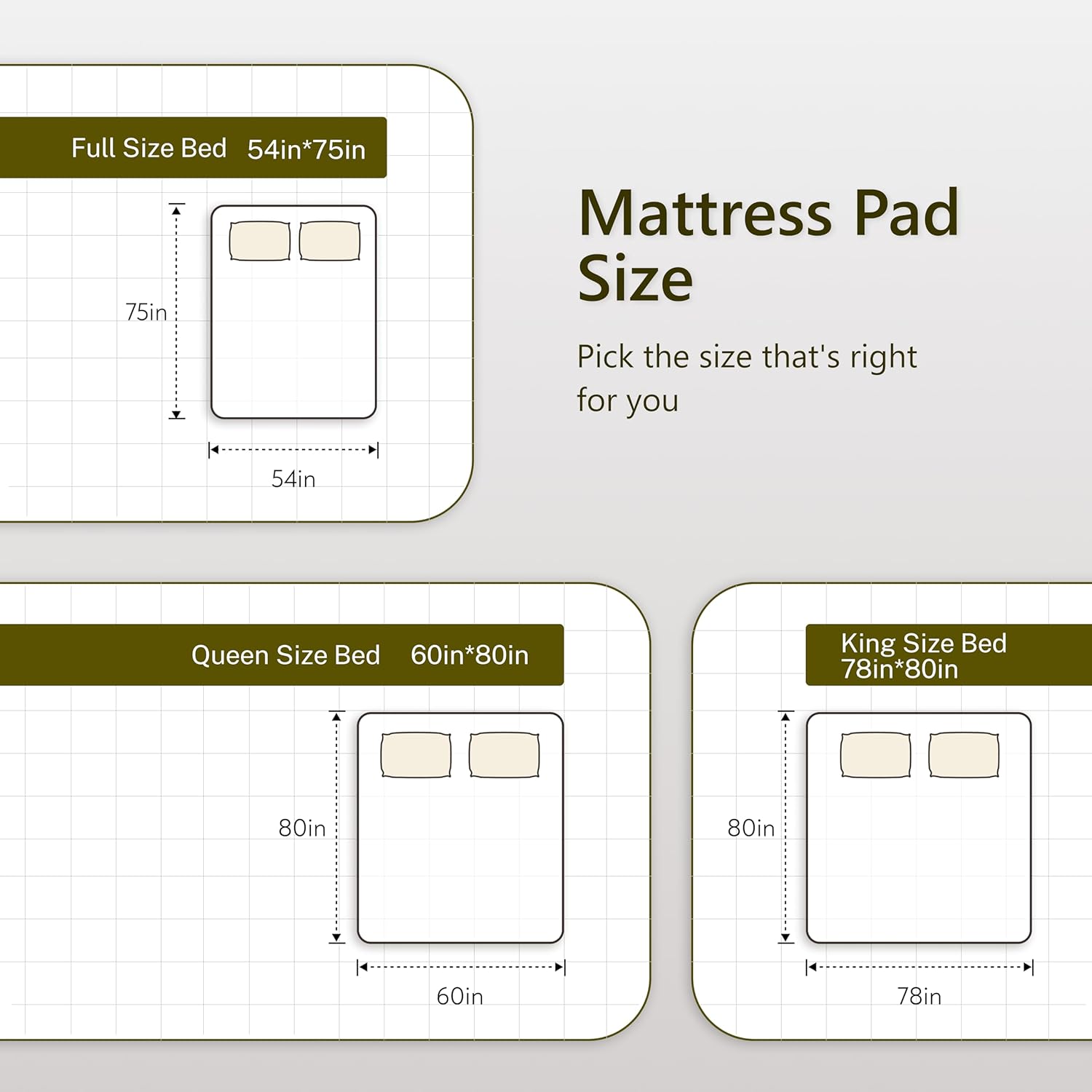 Heated Quilted Wave Mattress Pad,Queen Size Dual Control,Soft Bed Warmer,10 Heat Settings,1-12 Hours Auto-Off,Fast Heating,ETL Certified,Machine Washable,Fit Up to 18" Deep Pocket,60"x80" - Image 7