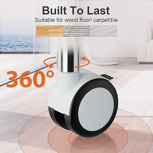 Miniatura 8 de Caballete de TV móvil con ruedas para pantallas planas LCD LED OLED de 32 a 75 pulgadas, soporte de TV portátil de acero inoxidable con ruedas de