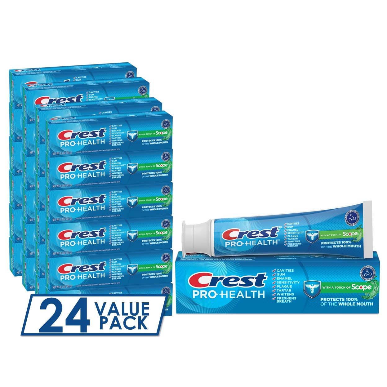 Crest Pro-Health Toothpaste Plus Scope 4 3oz Pack of 24