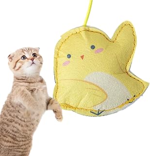 gato interativo | Brinquedo Elástico para Gato Porta Brinquedo para Gato,Brinquedos gato penas para exercícios salto gato para gatos interior, porta caça para Aitong