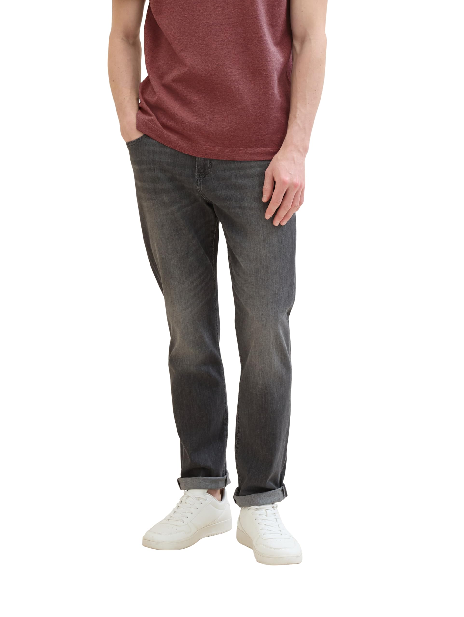 Tom Tailor Herren Josh Regular Slim Jeans mit Stretch 1041425