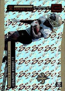 2019 Unparalleled Football Flight #227 Lil'Jordan Humphrey New Orleans Saints Official Panini Trading Card