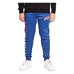 Ultra Game NFL Official Youth Super Soft Game Day Jogger Sweatpants, Buffalo Bills, Team Color, 14-16