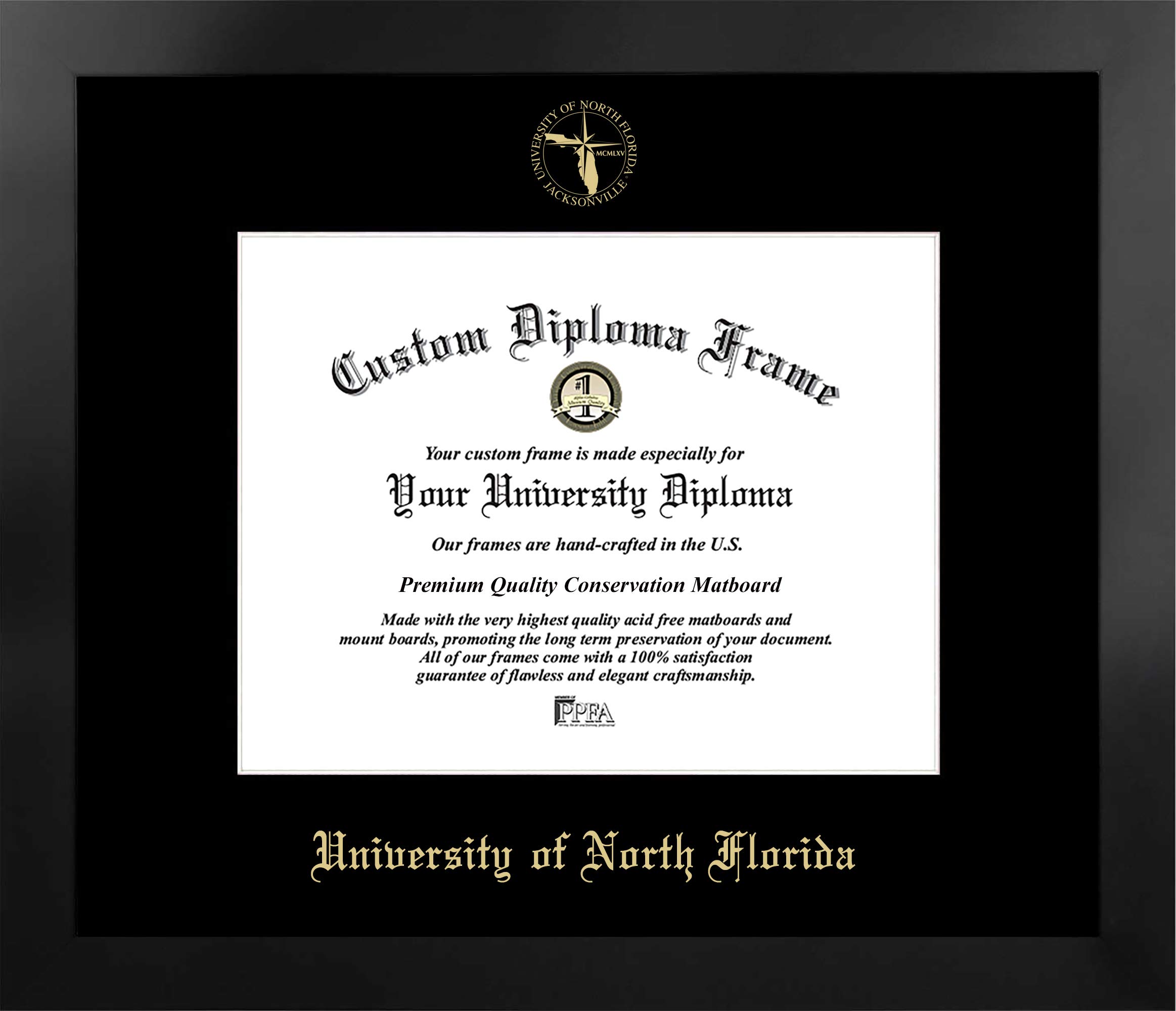 Campus Images NCAA North Florida Ospreys Unisex Manhattan Black, Black, One Size