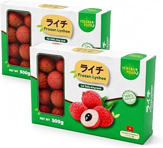 【ICHIBA FOODS】Frozen Lychee 冷凍ライチ 500g、2箱 【みのる商事発送】