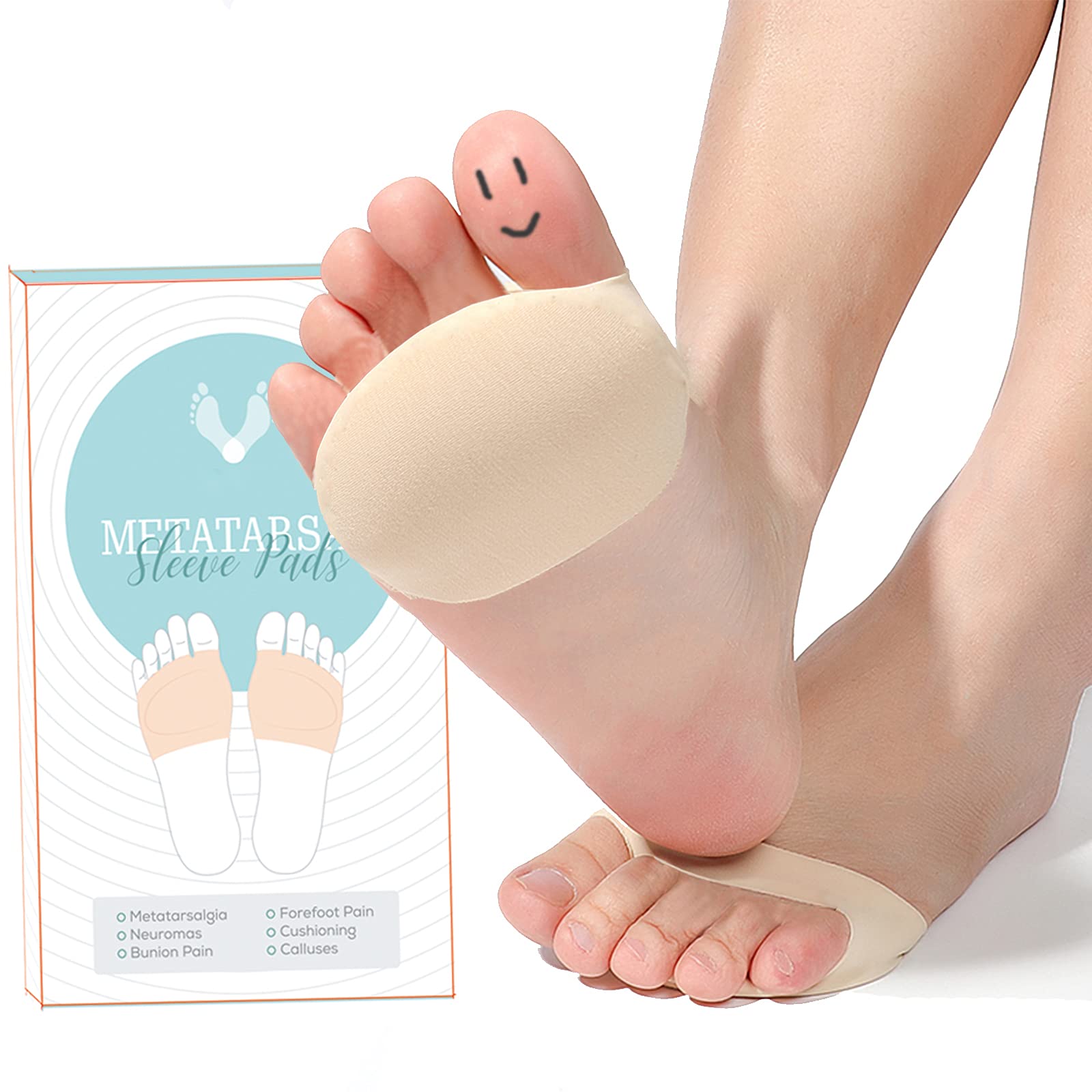 Buy Metatarsal Pads, BallofFoot Cushions Half Toe Bunion Sleeve with