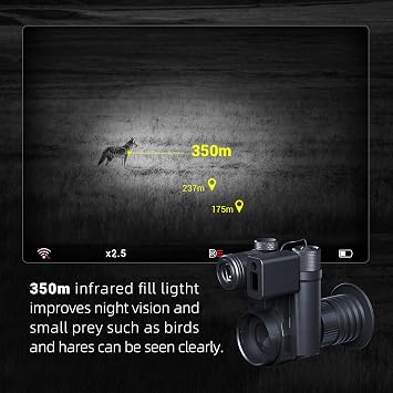 PARD Nachtsicht Monokular Nachtsichtbrille mit 850nm/940 IR Bildaufzeichnung und VideowiedergabeNV007SP2 / NV007SP2 LRF 4K