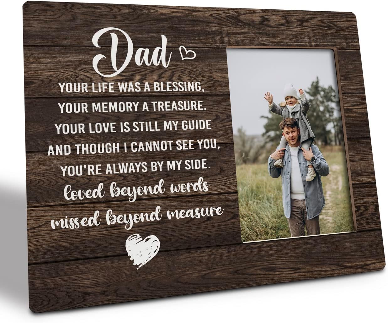 Razpah Dad Memorial Picture Frames, Picture Framed Gift