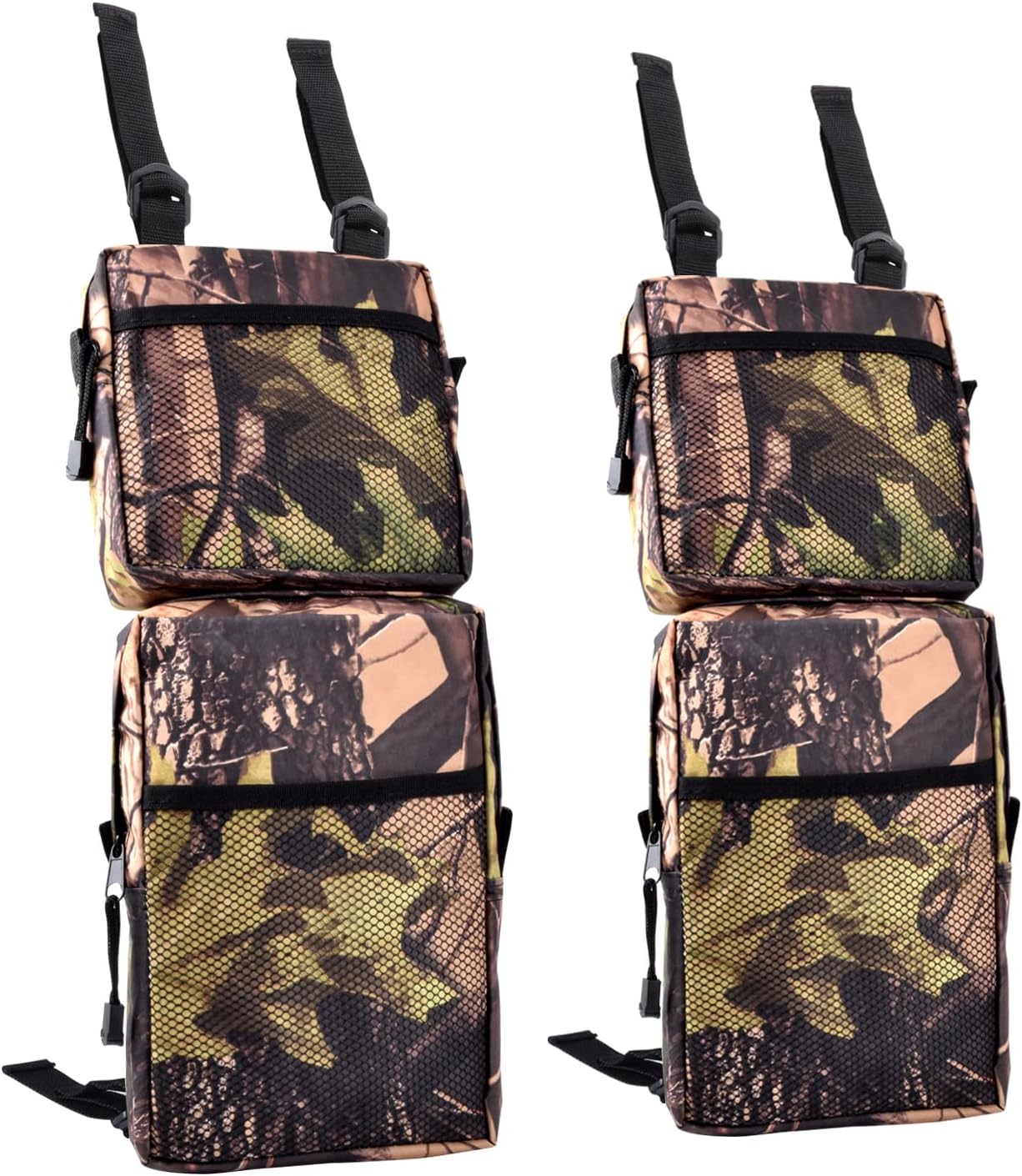 CKEGUO 2 Pack ATV Fender Bags Saddlebags Tank Bag,600D Oxford Universal