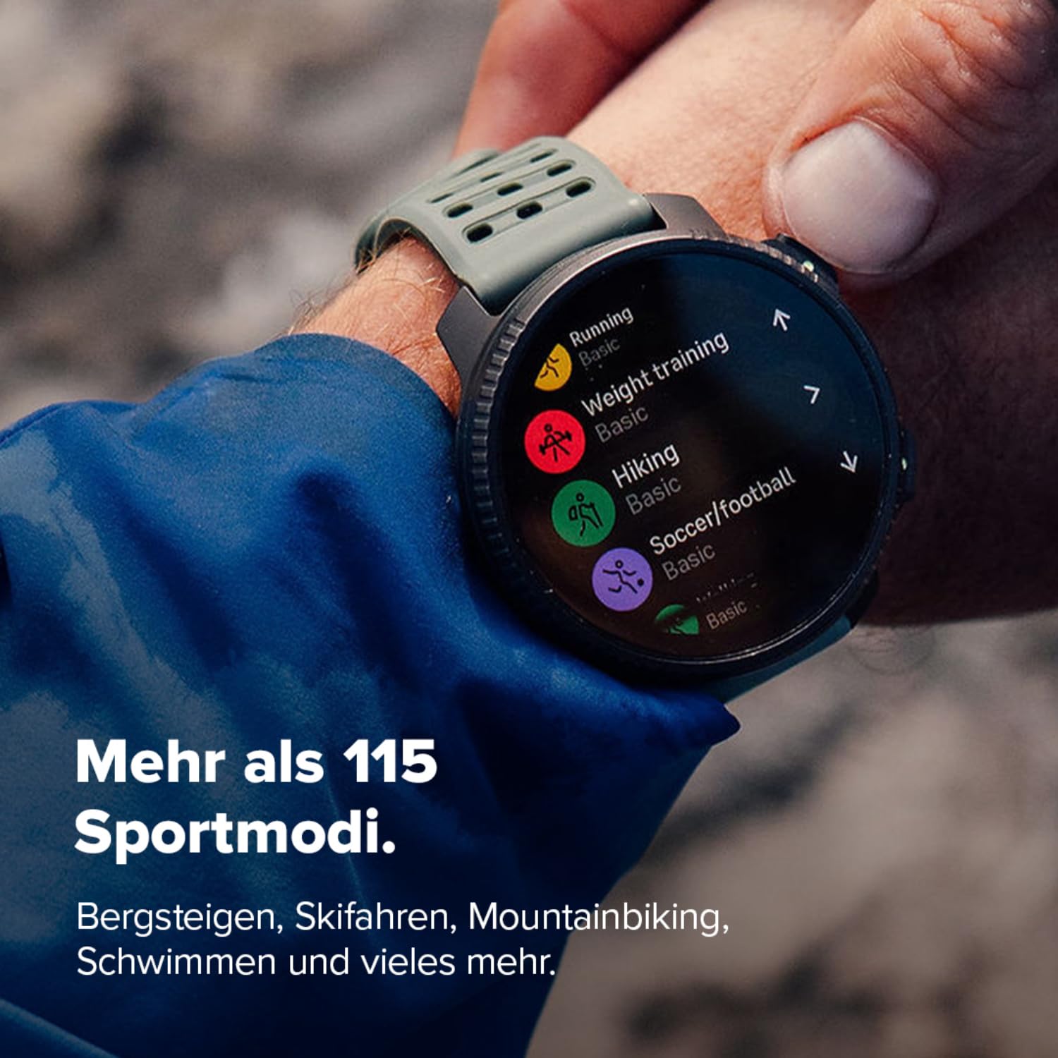 SUUNTO Vertical 2 Abenteuer-Uhr, Dual-Frequenz GPS, 115+ Sportmodi, 1,5 Zoll Touchscreen, Kostenlose globale Offline-Karten, 40 Tage Akkulaufzeit, Für Training & tägliche Abenteuer