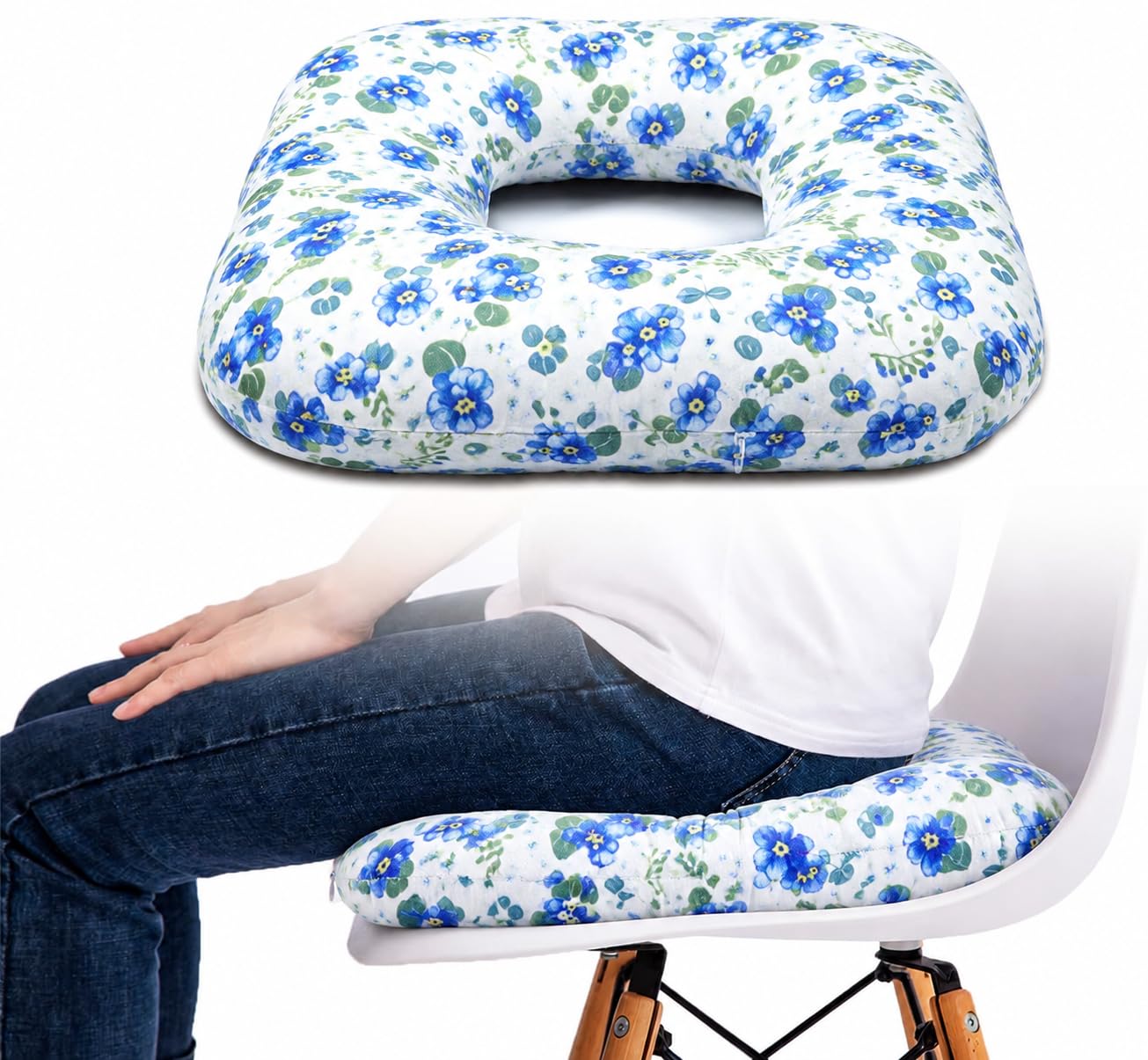 Hshbxd Donut Pillow, Tailbone Cushion for Wheelchair, Office and Travel