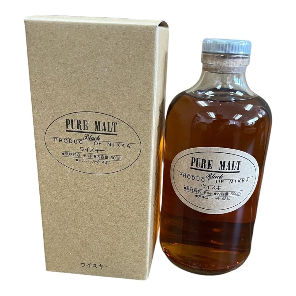 ニッカ ピュアモルト ブラック 500ml Amazon.co.jp: ニッカ ピュアモルト ブラック 500ml 43% : 食品