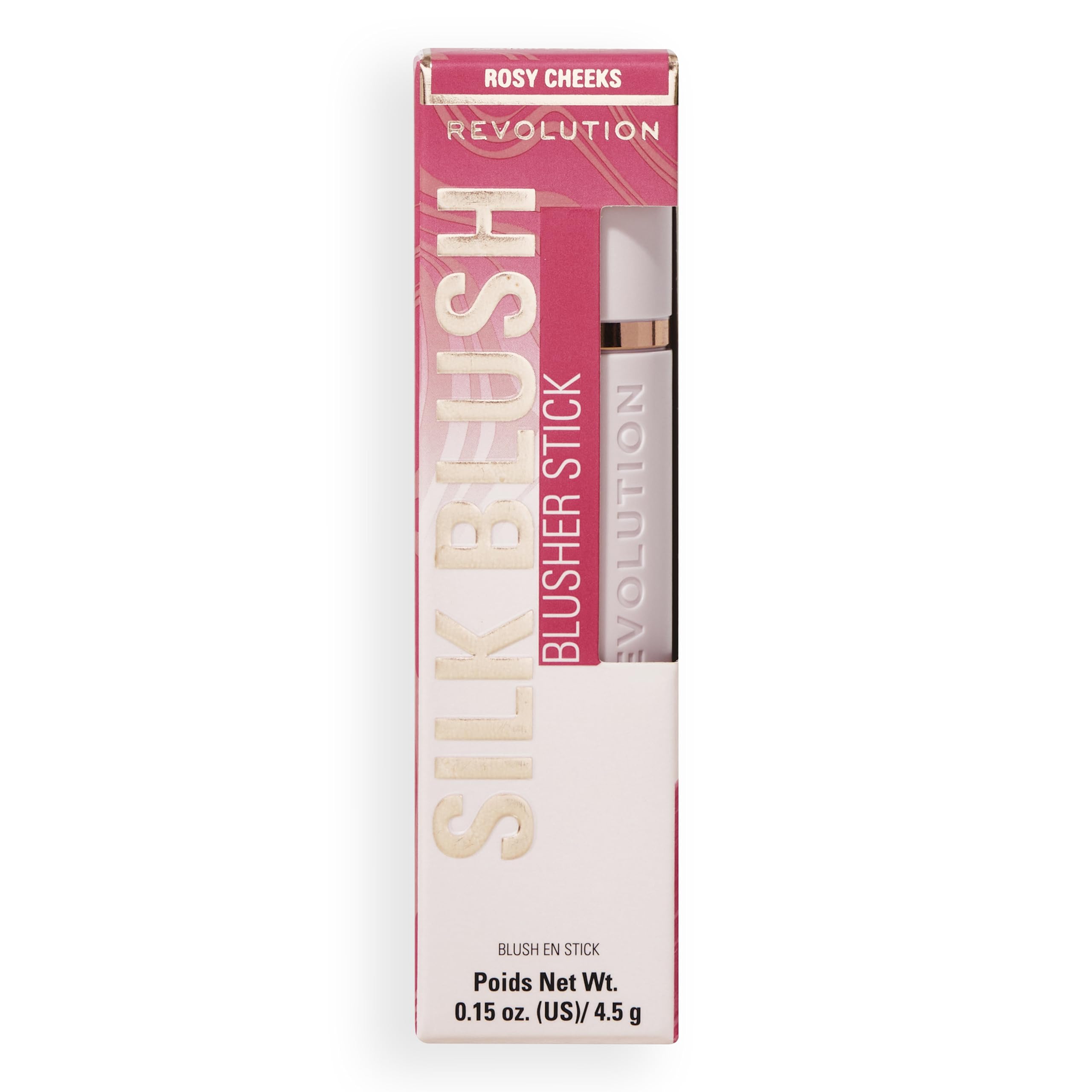 Revolution, Skin Silk Marble Blush Stick, Buildable Colour for Cheek Eye, & Lip, Cream-to-Powder Formula - Image 4