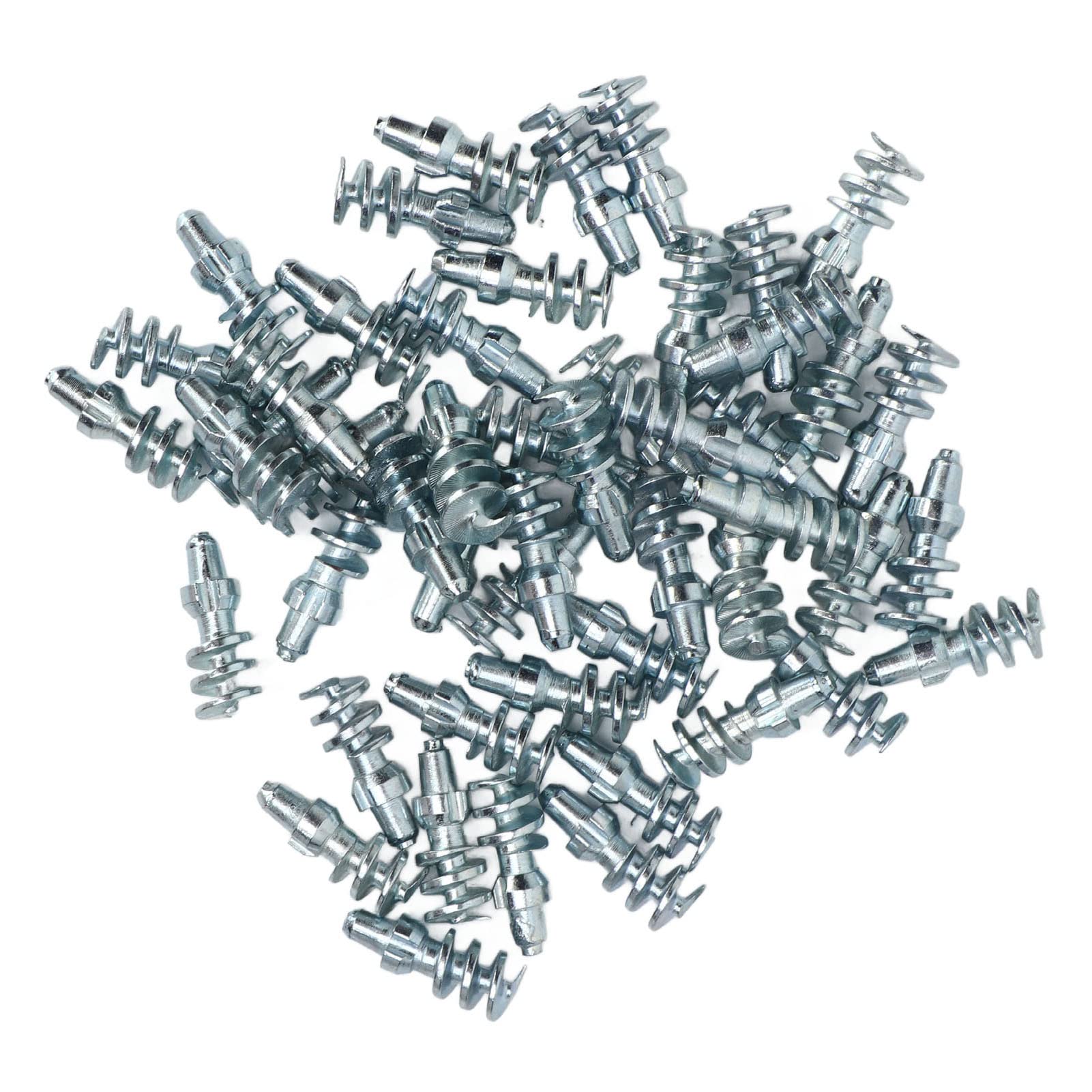 Keenso Śruby do Kolców Opon, Srebrne Kolce, Opakowanie 50 Sztuk, Stal