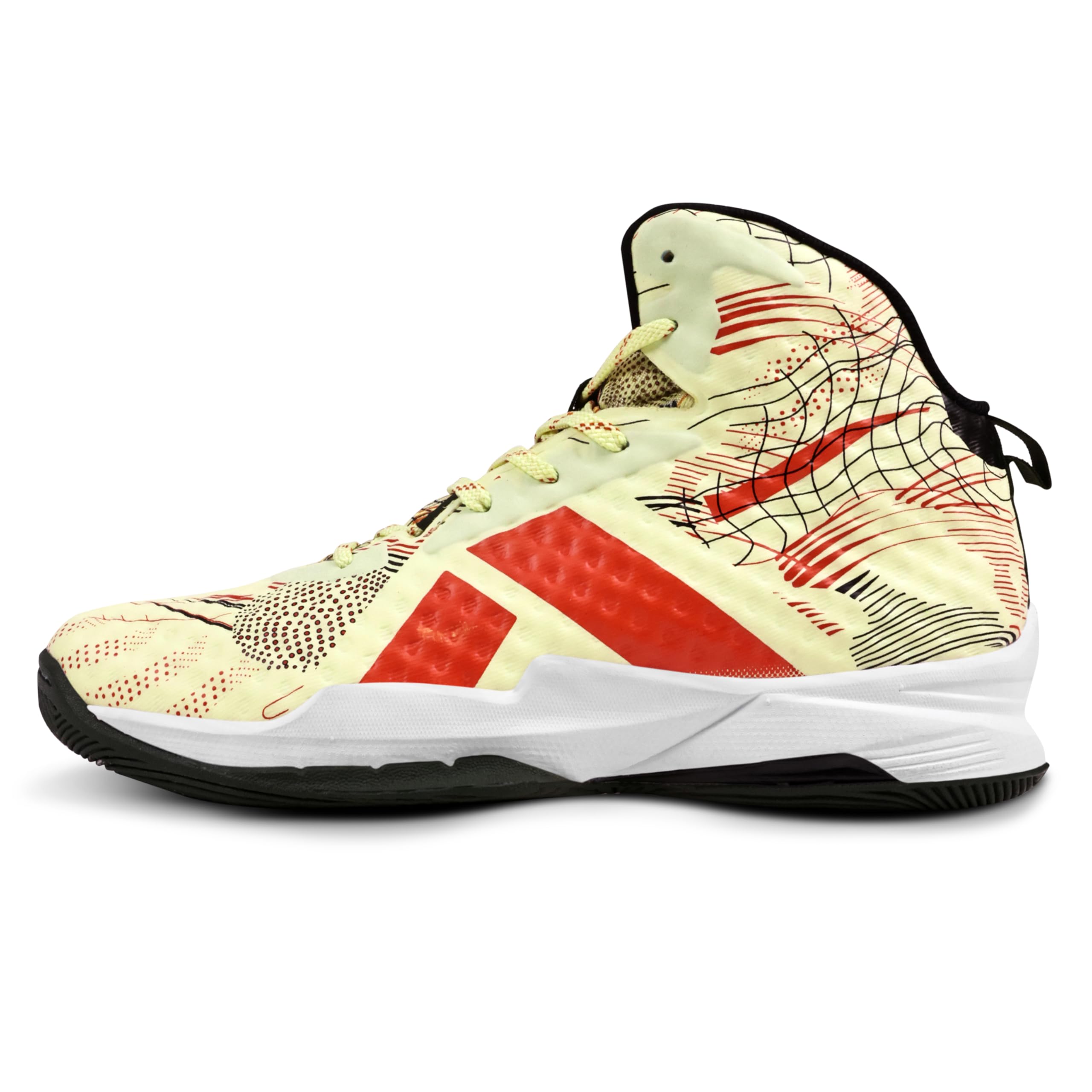 Nivia CLAWMARK Basketball Shoes for Men, Herringbone Rubber Outsole with TPU Shank, Lightweight Mesh & TPU Upper, Indoor & Outdoor Grip for Training, Match & Court-picture-10