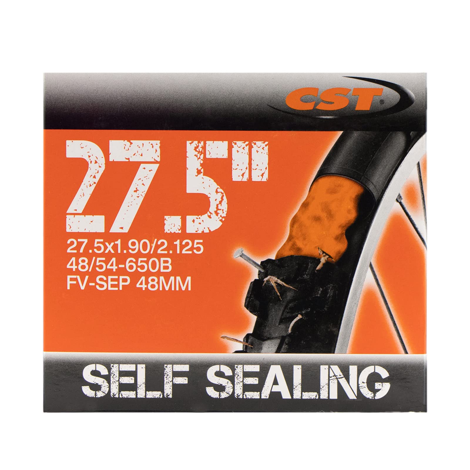 Barbieri Camera D'aria 27.5x2.10-2.4 Autosigillante V.Presta 48mm