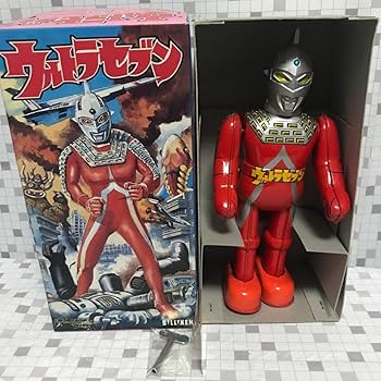ビリケン商会　ウルトラセブン　ブリキ　おもちゃ Amazon.co.jp: ビリケン商会 BILLIKEN ブリキ ゼンマイ歩行