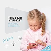 Vista 6 de Calculator Red, Basic Small Solar and Battery Operated, Large Display Four Function, Auto Powered Handheld Calculator School and Kids Available in