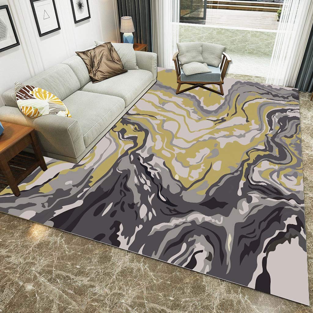 Tapis salon moderne géométrique minimaliste frais pour chambre 80x160