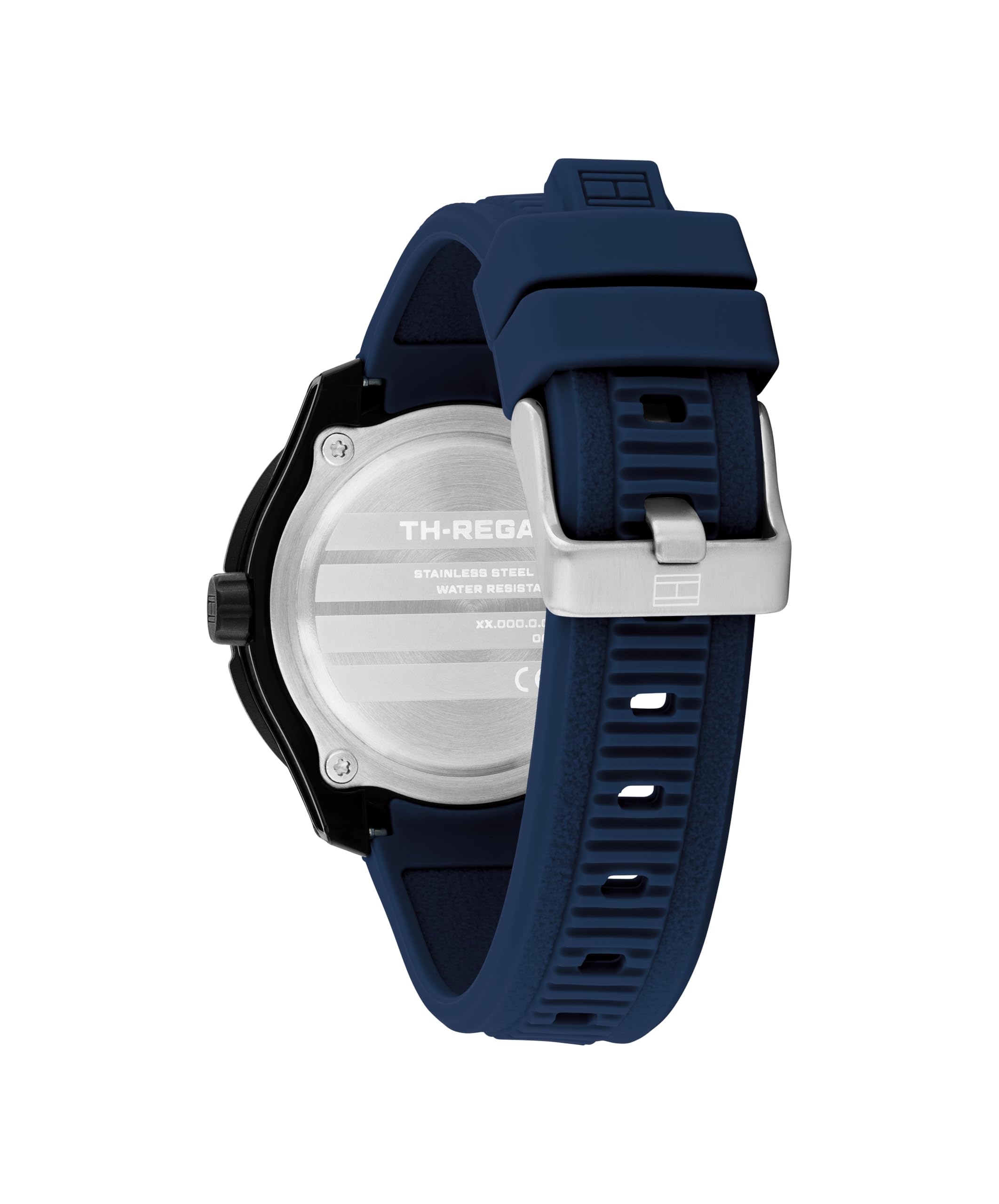 Tommy Hilfiger Damski analogowy srebrny i turkusowy zegarek herbaciany 1782738 - stal nierdzewna, turkusowa tarcza, mechanizm kwarcowy, wodoodporny do 3 ATM, Srebrny