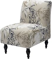Vista 21 de Funda para silla sin brazos, elástica, de elastano, extraíble, jacquard, antideslizante, para silla de acento sin brazos, protector de muebles