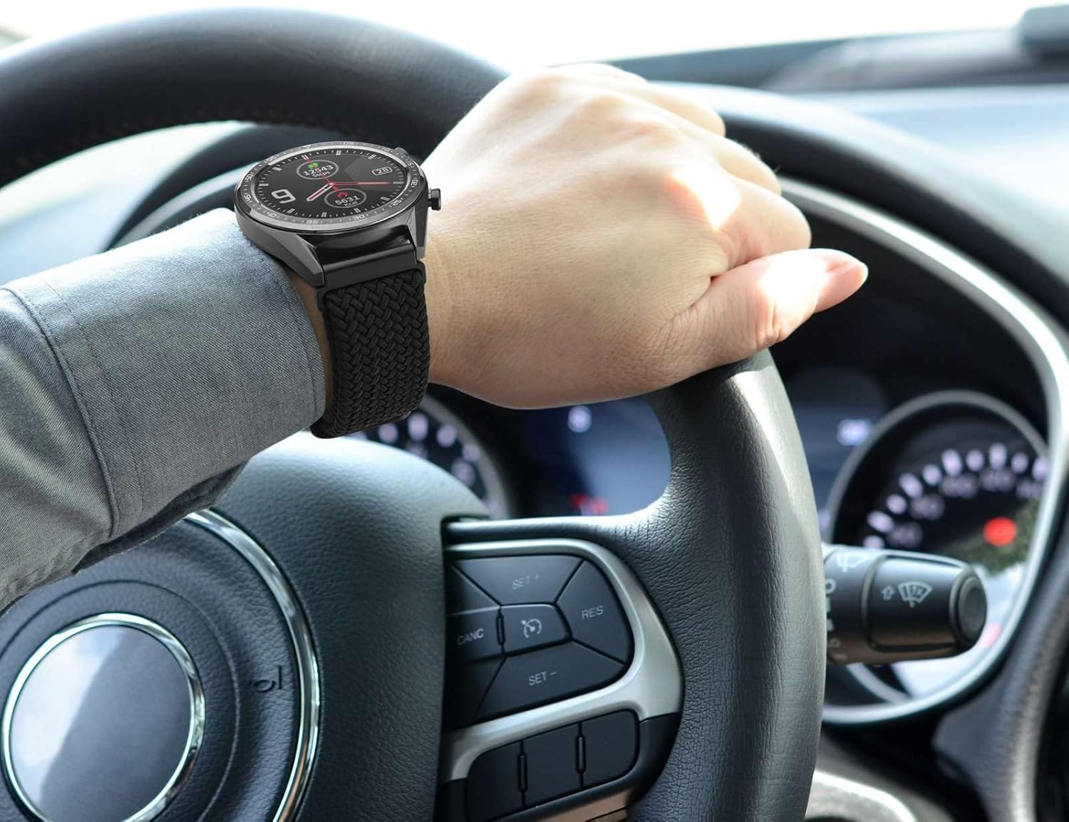 Miniatura 9 de BISONSTRAP Correas de reloj de nailon correas trenzadas ajustables para hombres y mujeres 0709in 0748in 0787in 0866in para elegir Moderno