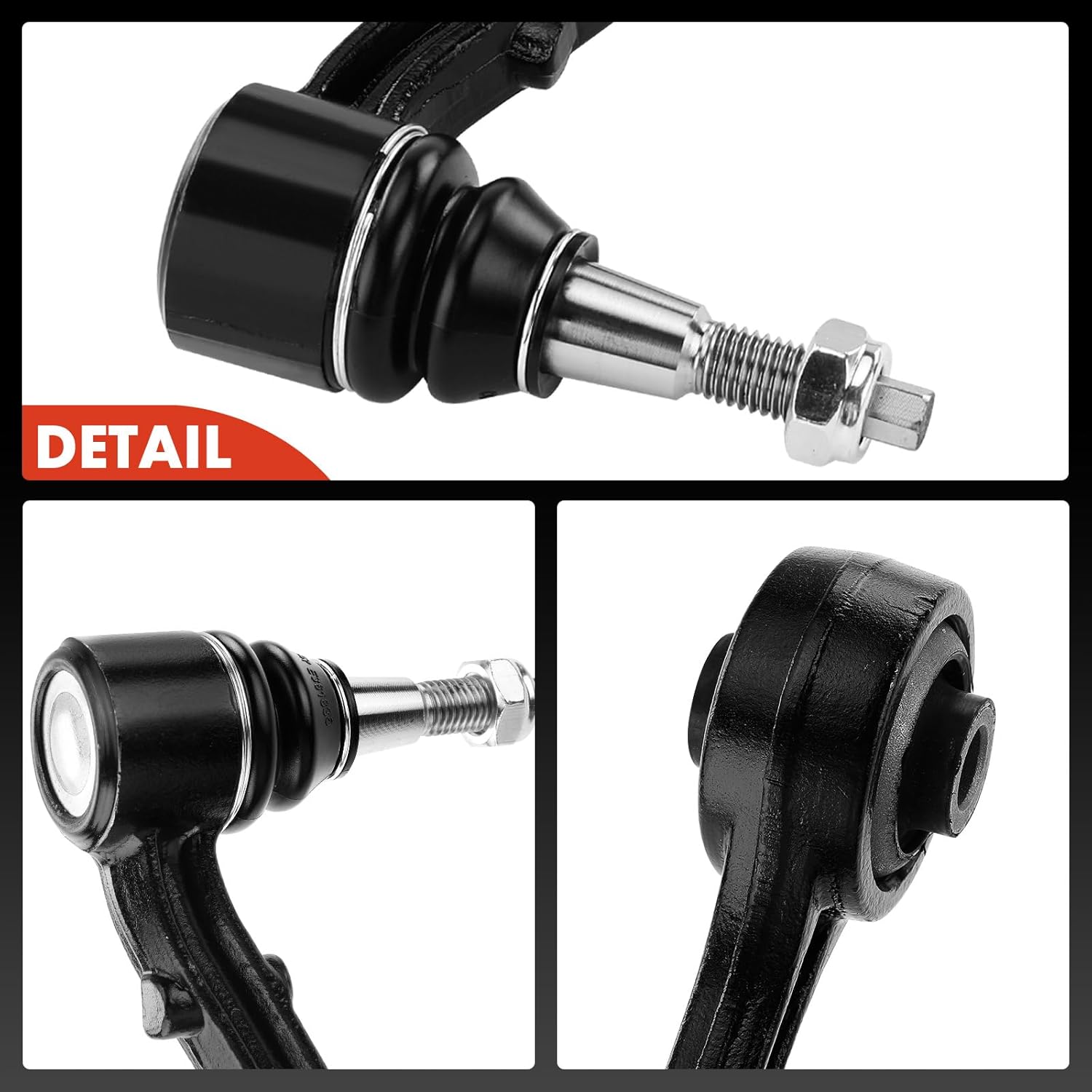 A-Premium Front Left Rearward Lower Control Arm, with Ball Joint & Bushing, Compatible with Chevrolet Camaro 2010 2011 2012 2013 2014 2015
