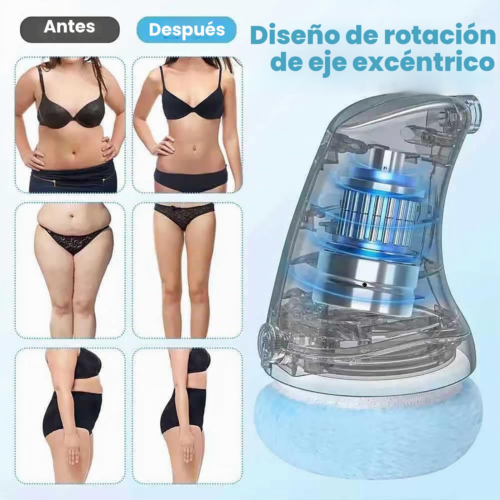 Nordicsculpt Body Sculpt 1.0, Masajeador Anticelulítico de Mano, Máquina para Esculpir el Cuerpo con Calor, Elimina la Celulitis, Ayuda a Descomponer la Grasa, Esculpe una Figura Perfecta (1PC)
