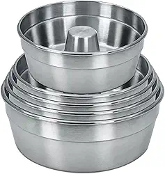 Jogo Com 5 Assadeiras Forma Para Bolo Pudim Sobremesa Nº 14-16-18-20-22