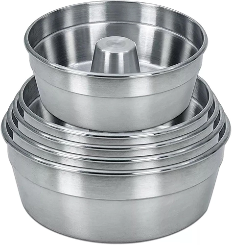 Jogo Com 5 Assadeiras Forma Para Bolo Pudim Sobremesa Nº 14-16-18-20-22