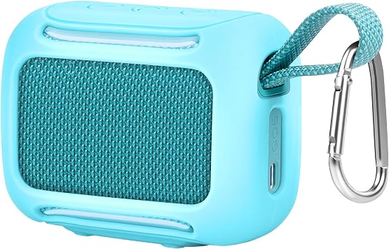 Silicone Case for JBL Go 5, Protective Speaker Cover with Carabiner