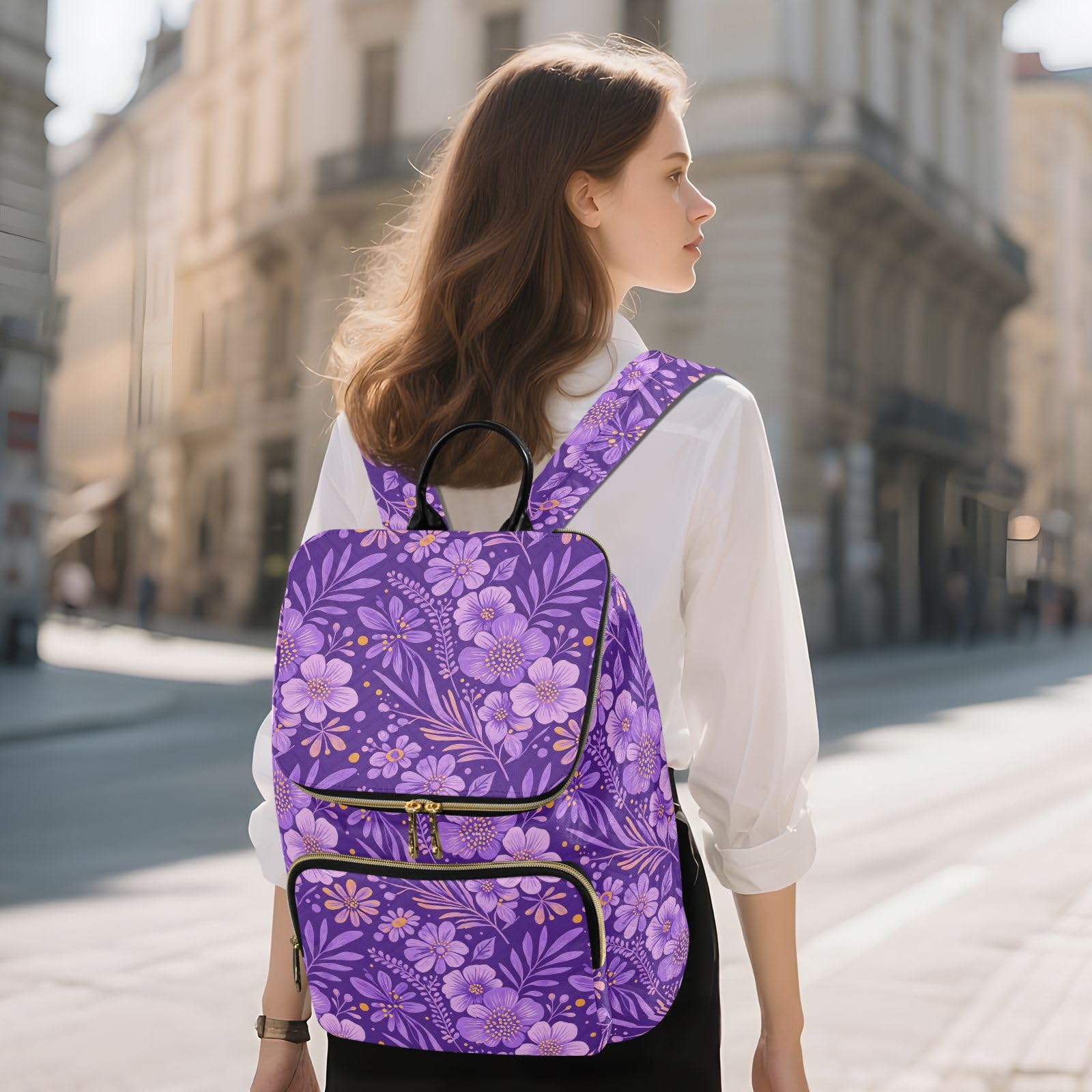 Zaino da donna, 15 l, alla moda, morbido, leggero, adatto a tutti gli