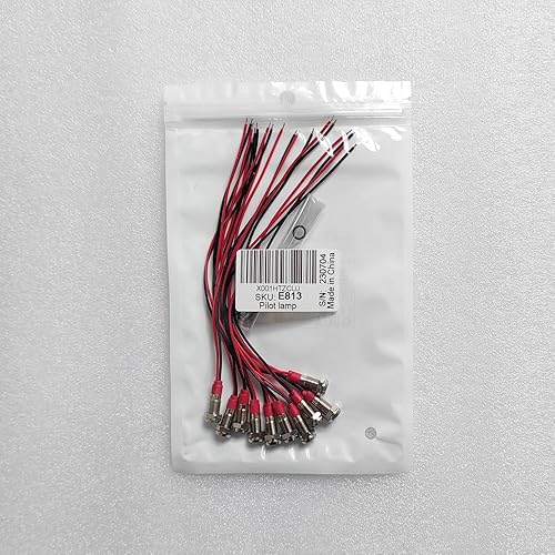 Miniatura 6 de Gebildet 10pcs 0.236 in impermeable con cable LED indicador luz 12-24V DC (azul)