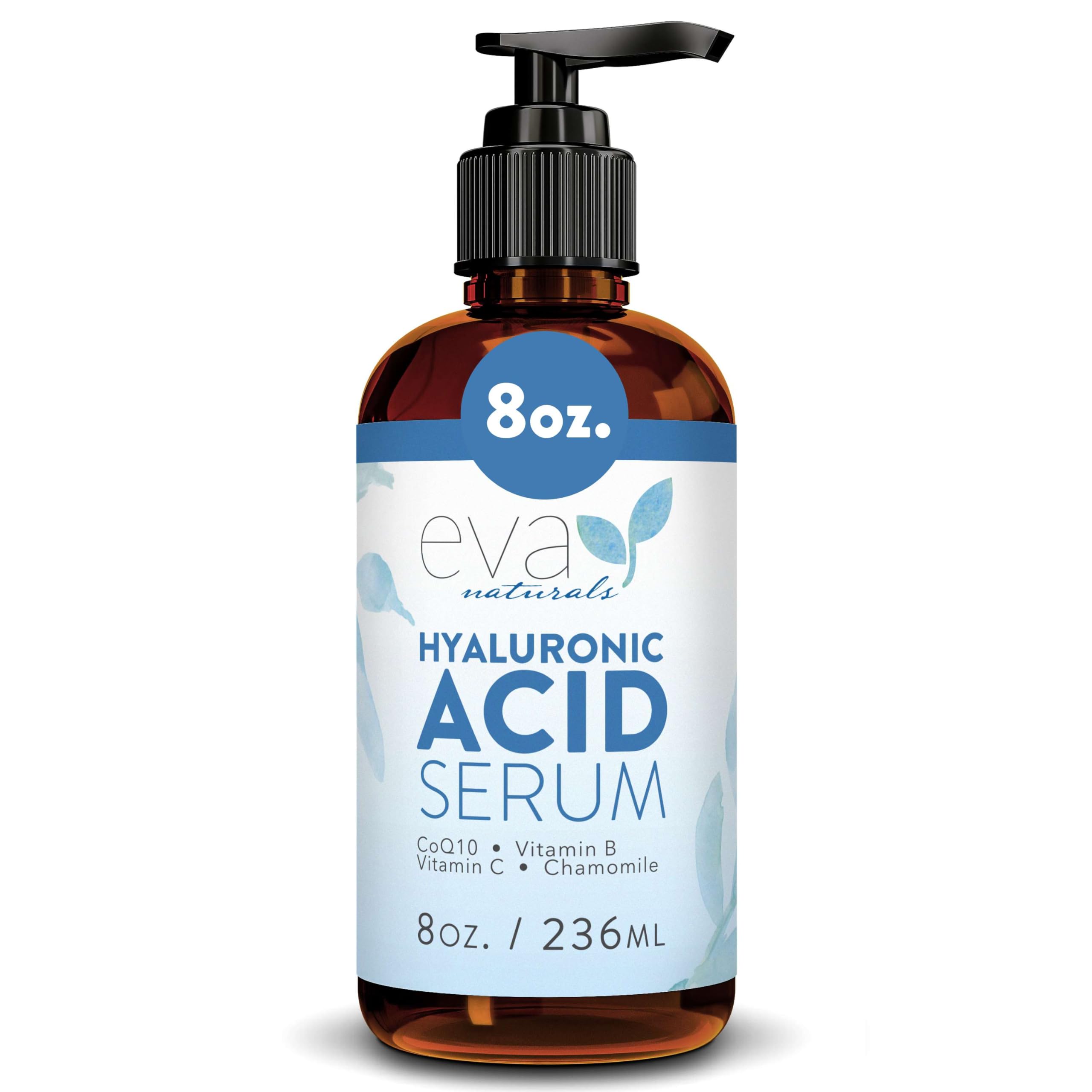 Eva Naturals Hyaluronic Acid Facial Serum – Hydrating Anti-Aging Skin Care