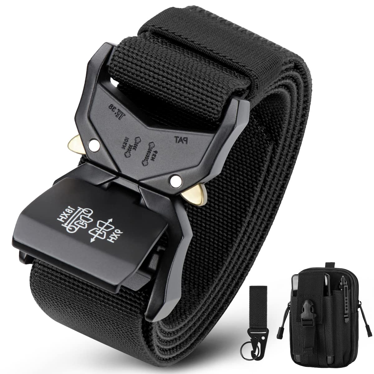 Buy BESTKEE Men Tactical Belt 1.5 Inch Heavy Duty Belt, Nylon Military